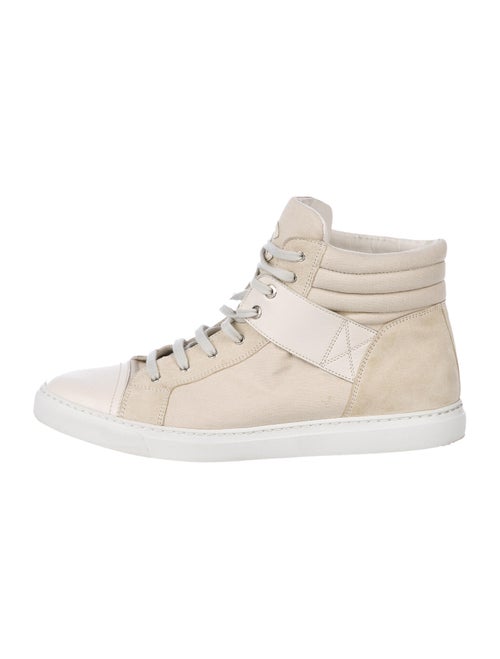 Chanel Canvas High-Top Sneakers Sneakers