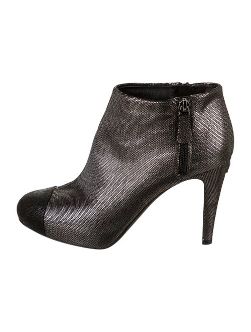 Chanel Boots Silver