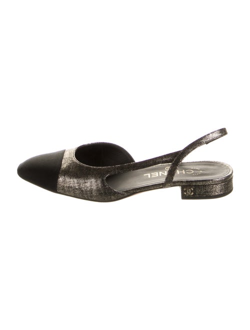 Chanel Metallic Slingback Flats Slingback Flats Me