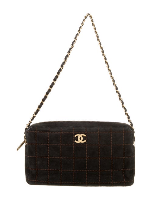 Chanel Square Quilt Camera Bag Black