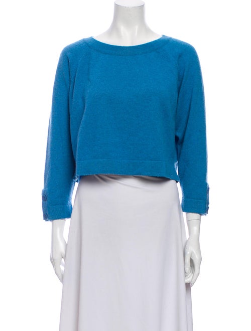 Chanel 2014 Cashmere Sweater Blue