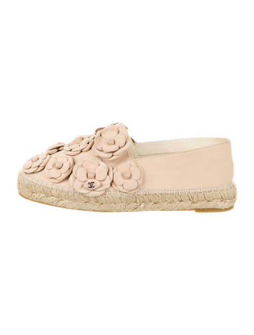 Chanel 2017 Camellia Espadrille Flats Espadrilles