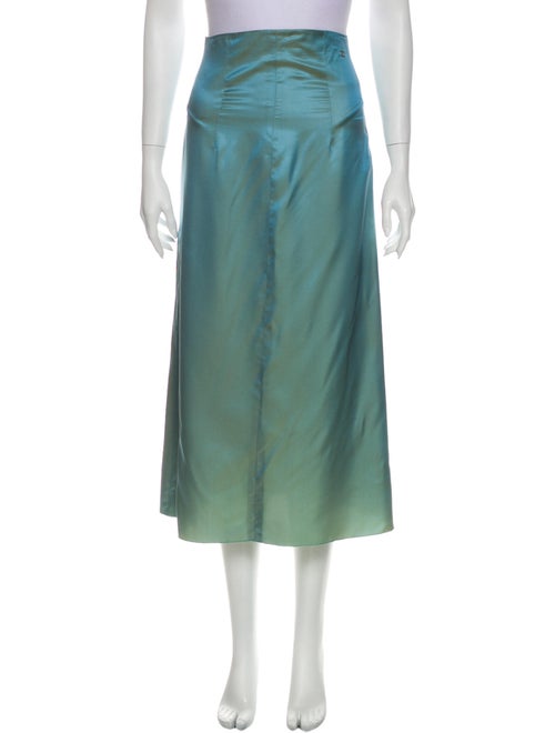 Chanel 2000 Midi Length Skirt Blue