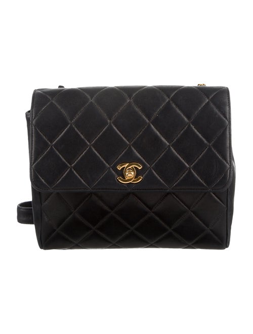 Chanel Vintage Quilted Flap Bag Black