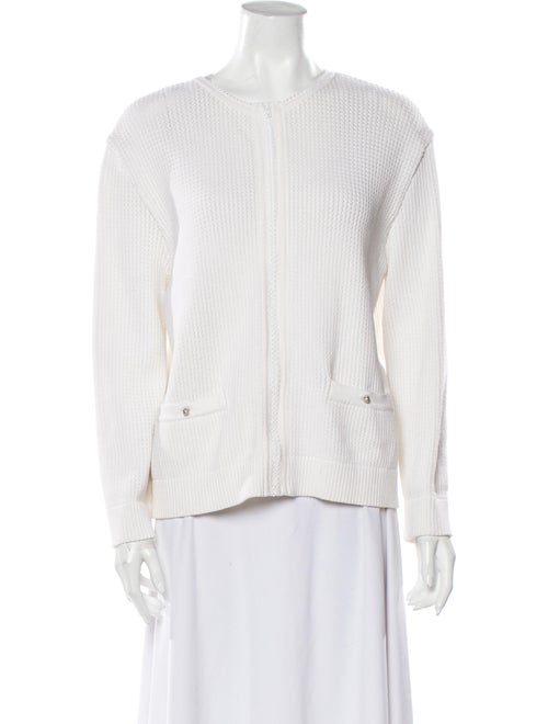 Chanel 2007 Crew Neck Sweater White