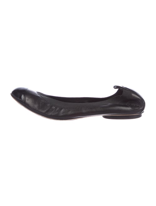 Chanel Lambswool Flats Black