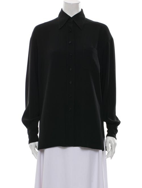 Chanel 1999 Long Sleeve Button-Up Top Button-Up To