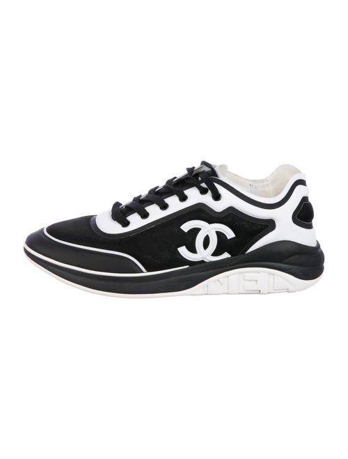 Chanel Interlocking CC Logo Sneakers Black