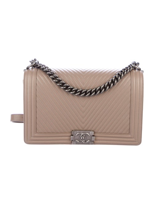 Chanel Large Chevron Boy Bag