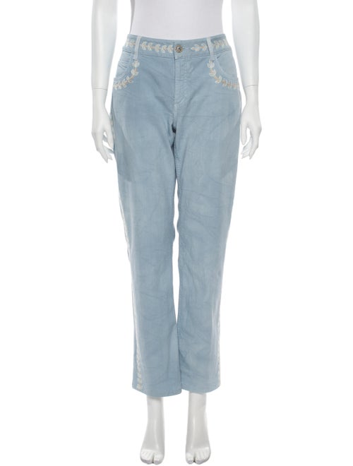 Chanel 2011 Straight Leg Jeans Blue