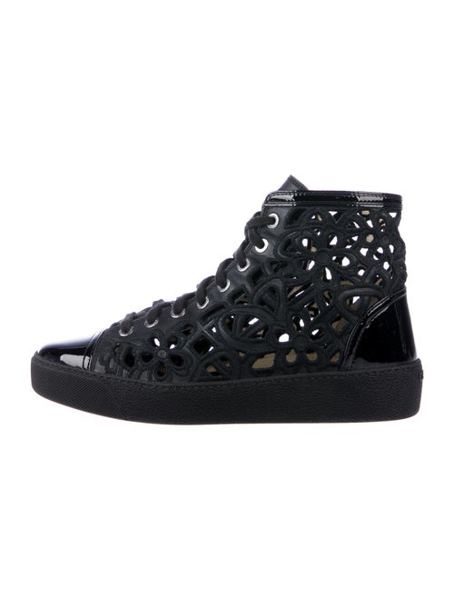 Chanel Calf Leather Sneakers Black