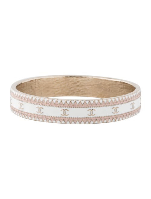 Chanel Resin CC Bangle Gold