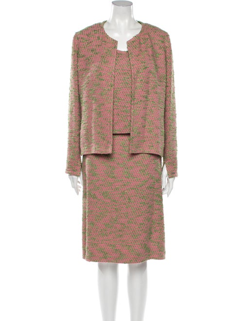 Chanel Vintage 1999 Skirt Suit Pink