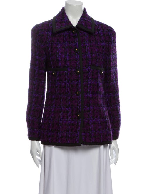 Chanel Vintage 1990's Blazer Purple