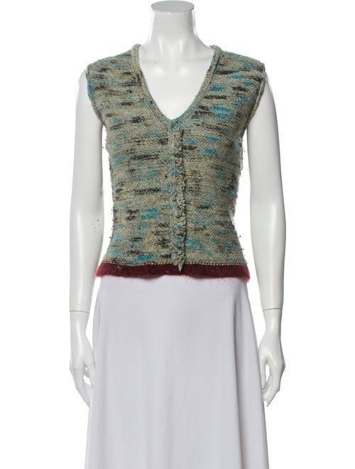 Chanel Vintage 1999 Crop Top Green