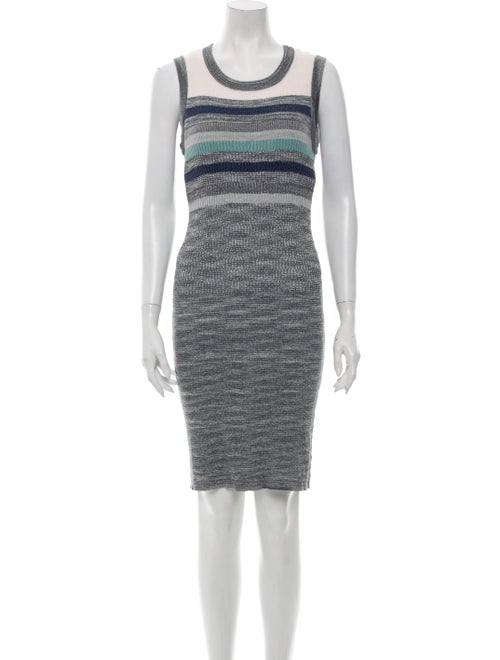 Chanel 2012 Knee-Length Dress Metallic