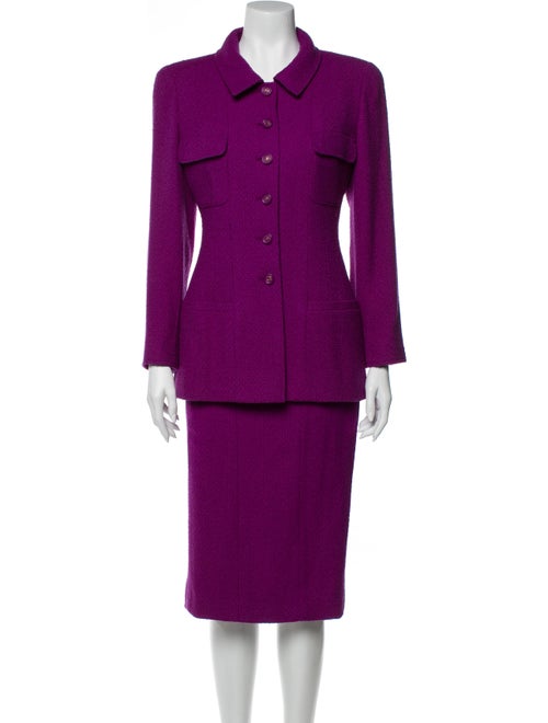 Chanel Vintage 1995 Skirt Set Wool