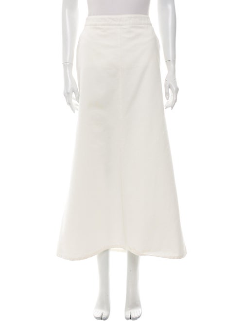 Chanel 2003 Long Skirt White