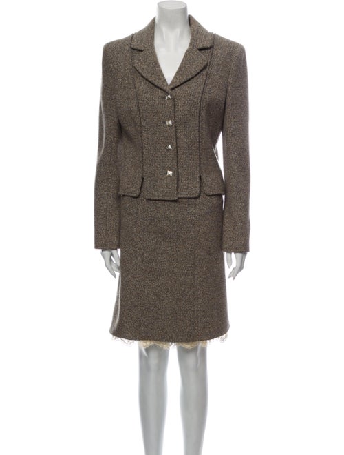 Chanel 2003 Wool Skirt Suit Wool