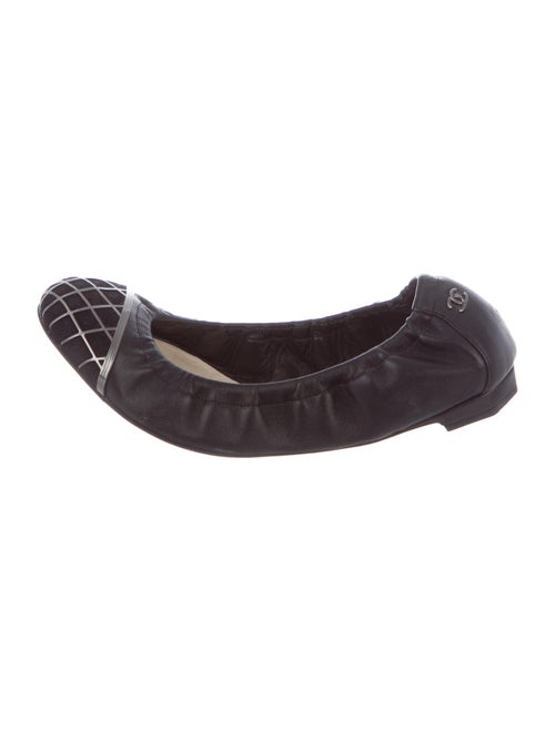 Chanel Quilted Ballet Flats Leather Ballet Flats B