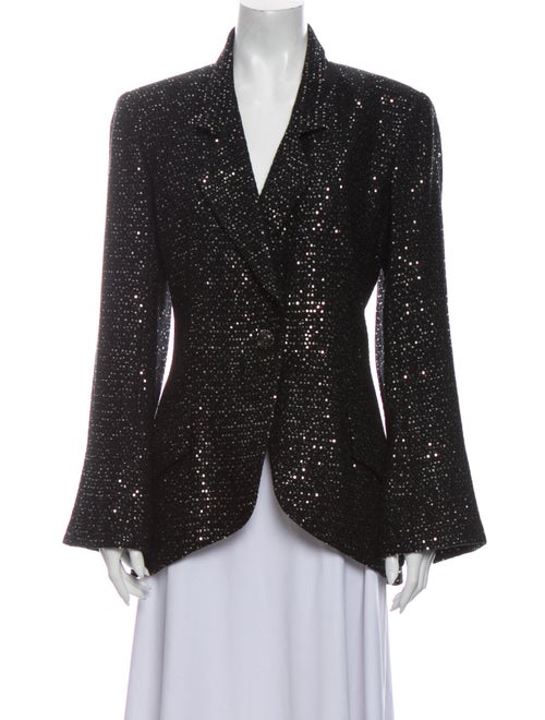 Chanel 2011 Sequin Blazer Black