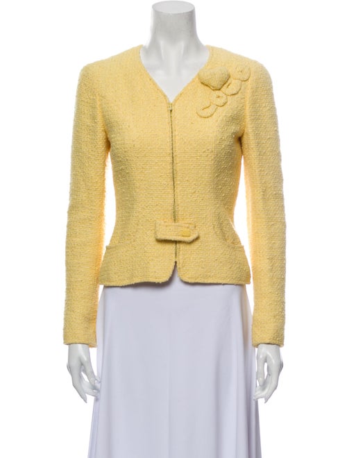 Chanel 2004 Coco Heart Evening Jacket Yellow