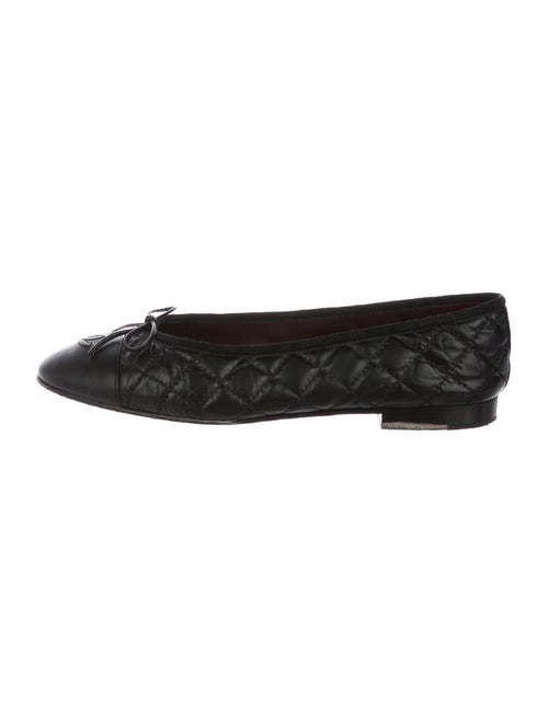 Chanel Calfskin Ballet Flats Black