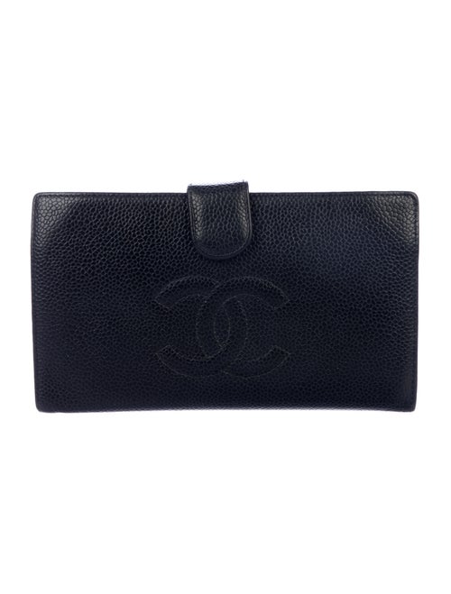 Chanel Timeless French Purse Wallet Black