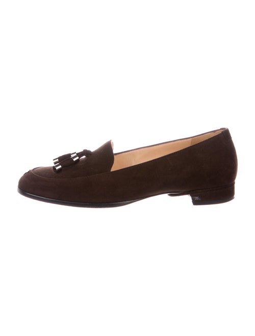 Chanel 2002 CC Tassel Loafers Loafers Brown