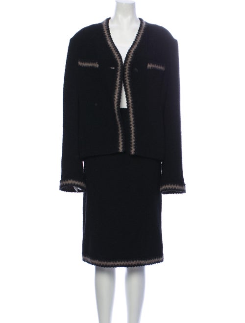 Chanel 1998 Wool Skirt Suit Wool
