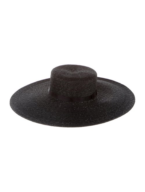 Chanel 2020 Straw Hat w/ Tags w/ Tags Black
