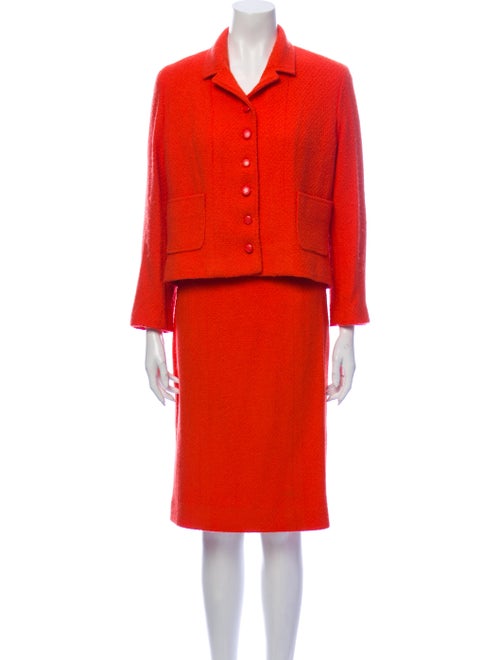 Chanel 1996 Wool Skirt Suit Wool