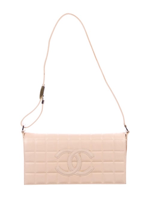 Chanel Chocolate Bar Flap Bag Champagne