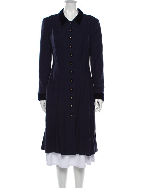 Chanel Coat Blue