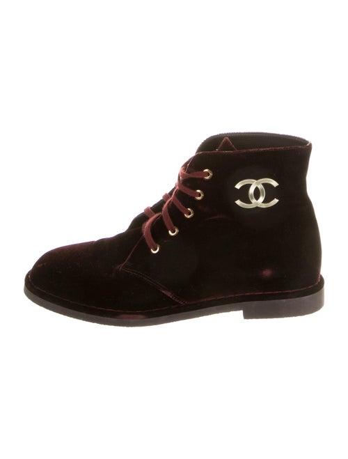 Chanel Lace-Up Boots