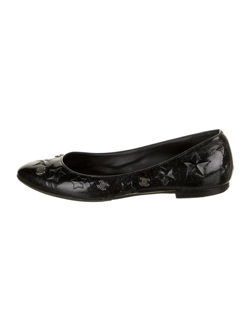 Chanel Patent Leather Flats Black