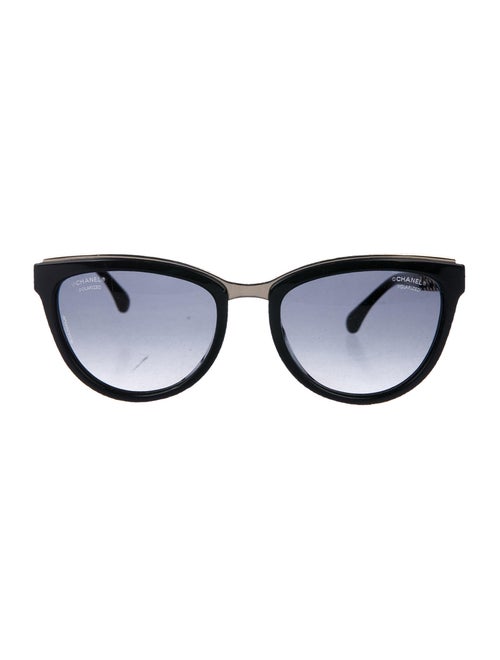 Chanel Cat-Eye Winter Sunglasses Black