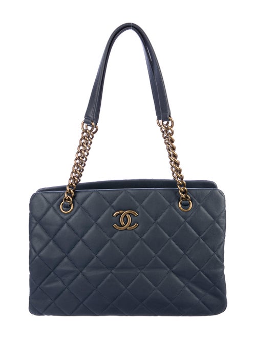 Chanel Large CC Crown Tote gold