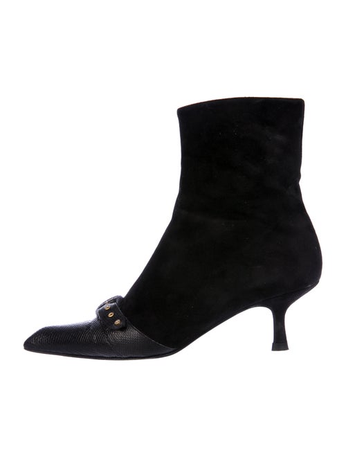 Chanel Signature Logo Karung Boots Black