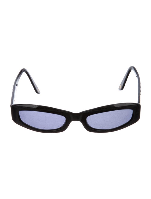 Chanel Tinted Square Sunglasses Black