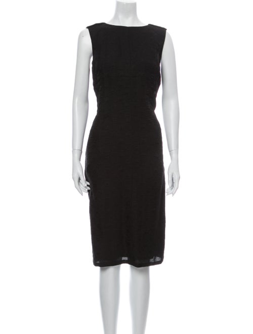 Chanel 2009 Midi Length Dress Black