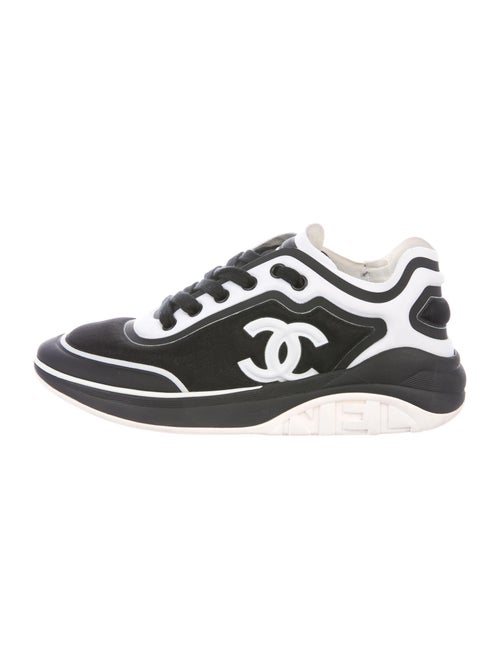 Chanel Interlocking CC Logo Sneakers Black