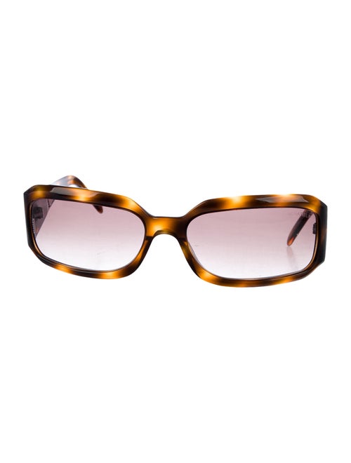 Chanel Strass CC Sunglasses Brown