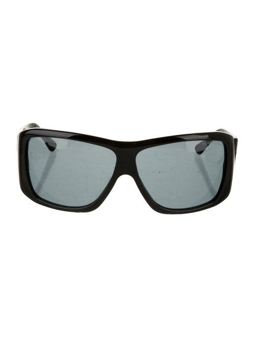 Chanel CC Square Sunglasses Black