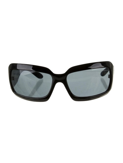 Chanel CC Shell Sunglasses Black