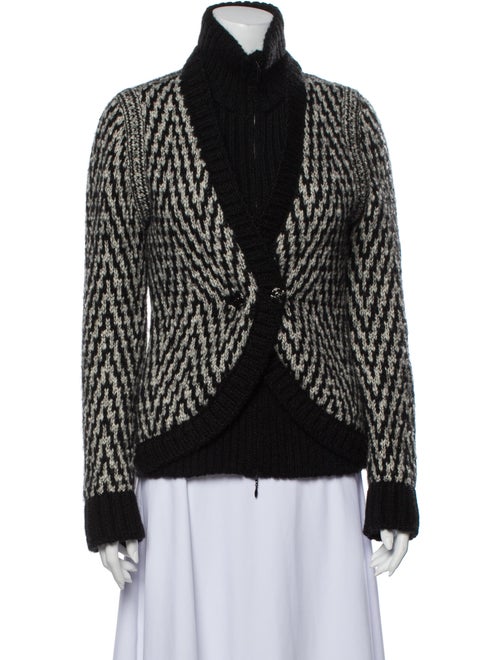 Chanel 2010 Mock Neck Sweater Grey