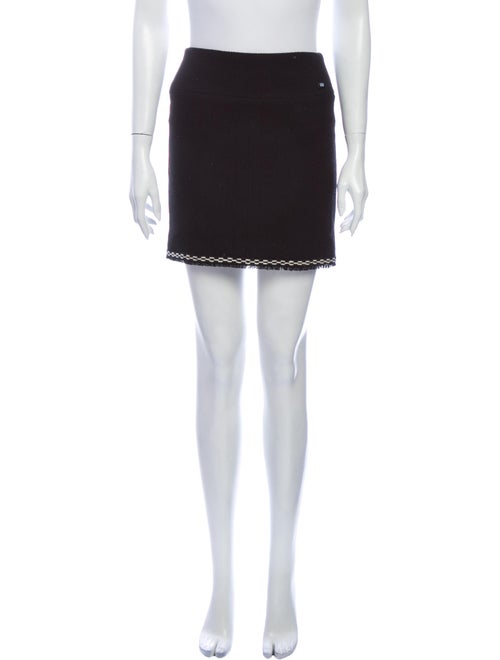 Chanel 2004 Mini Skirt Wool