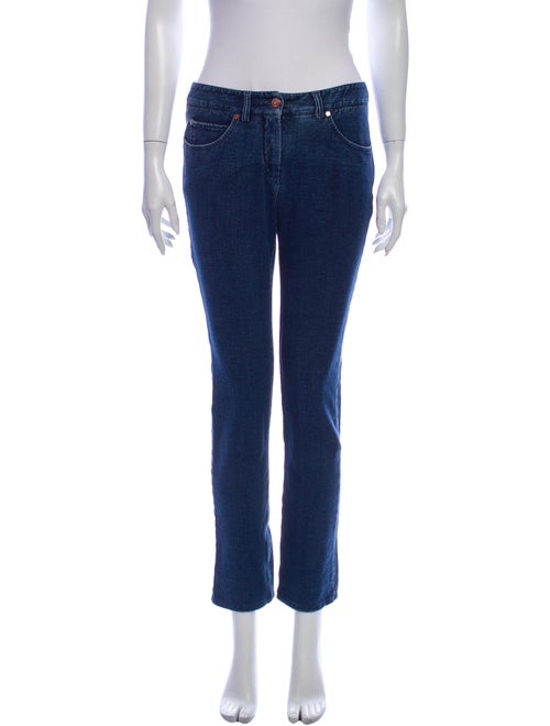 Chanel 2007 Straight Leg Jeans Blue