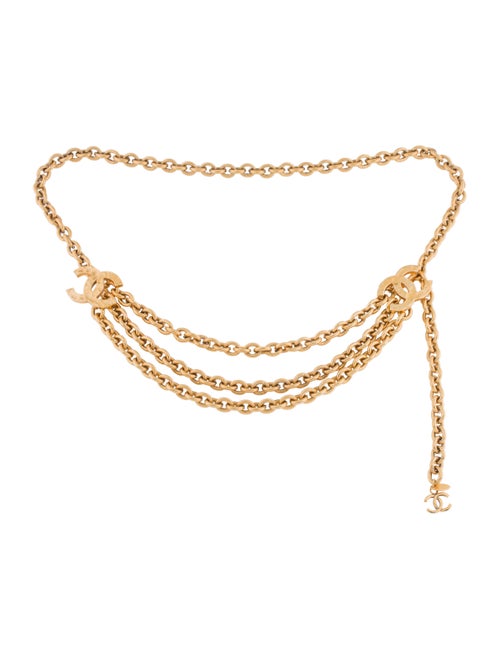 Chanel Vintage CC Chain-Link Belt Gold