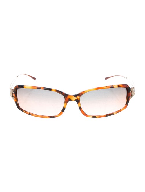 Chanel Rectangle CC Sunglasses Brown